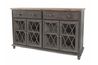 Aurora 4 Door Accent Chest in Gray, Image 2