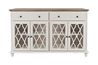 Aurora 4 Door Accent Chest in White, Image 3