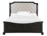 Bellamy Sleigh Bed in Charcoal, California King, Image 2