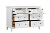 Bay Creek Media Chest in White, Image 3