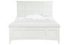 Bay Creek Panel Bed in White, California King, Image 2
