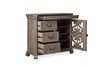Bellamy Media Chest in Gray, Image 3