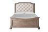 Bellamy Sleigh Bed in Gray, Queen, Image 2