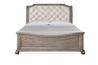 Bellamy Sleigh Bed in Gray, Eastern King, Image 2