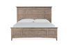 Bay Creek Panel Bed w/ Storage in Light Gray, Queen, Image 2