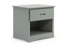 Basic Nightstand in Gray, Image 1