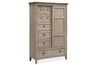 Bay Creek Chest w/ Door in Light Gray, Image 1