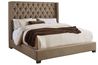 Westerly Upholstered Bed in Brown, Queen, Image 1