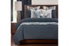 Belmont Duvet Comforter Set in Blue, 10 Piece, Queen, Image 1