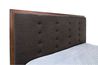Cagney Upholstered Panel Bed w/ Storage in Brown, Eastern King, Image 4