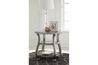 Coralayne End Table in Silver, Image 2