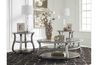 Coralayne End Table in Silver, Image 3