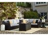 Beachcroft 4 Piece Patio Secti, Styled