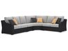 Beachcroft 4 Piece Patio Secti, Angle