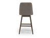 Amelie Swivel Counter Stool in Taupe Back