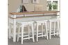 Americana Bar Height Sofa Bar , Front