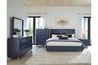 Argento Panel Bed & Dresser & , Styled