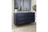 Argento Panel Bed & Dresser & , Styled
