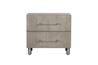 Argento Panel Bed & Dresser & , Front