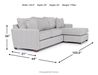 Ashfield Reversible Sofa Chais, Angle