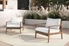Ashton Outdoor Accent Chair, Styled