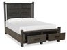 Aspen Valley Panel Bed, Angle