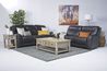 Banks 3 Power Sofa & Loveseat, Styled
