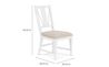 Bay Creek Dining Table & 4 Cha, SideBack