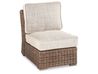 Beachcroft Outdoor Armless Cha, Angle