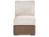 Beachcroft Outdoor Armless Cha, Front