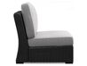 Beachcroft Outdoor Armless Cha, Side