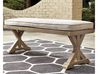 Beachcroft Patio Bench, Angle