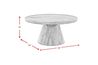 Bellini Coffee Table, Dimension Shot