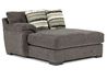 Bermuda 1 Arm XL Chaise in Victory Sterling, Left Facing Angled