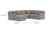 Bermuda Tux Loveseat Chaise Se, 