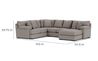 Bermuda Tux Loveseat Chaise Se, 