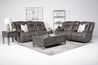 Blake 2 Power Console Loveseat, Styled