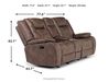 Blake Reclining Console Lovese, Angle