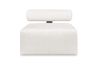 Bolster Outdoor Armless Sofa, Front