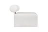 Bolster Outdoor Armless Sofa, Side