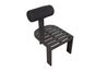Bolster Outdoor Side Chair, SideAngled