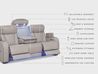 Boyington 2 Power Console Loveseat
