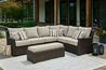 Brook Ranch 3 Piece Patio Sect, Styled
