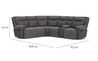 Bubba 6 Piece 2 Power Sectiona, 