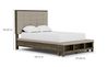 Cagney Upholstered Panel Bed, 