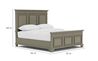 Calloway Panel Bed & Dresser &, 