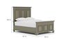 Calloway Panel Bed & Dresser &, 