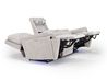 Cannes 3 Power Sofa & Console , Open