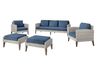 Carezza Patio Sofa & Chair Set, 