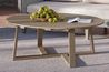 Carezza Patio Coffee Table, Styled